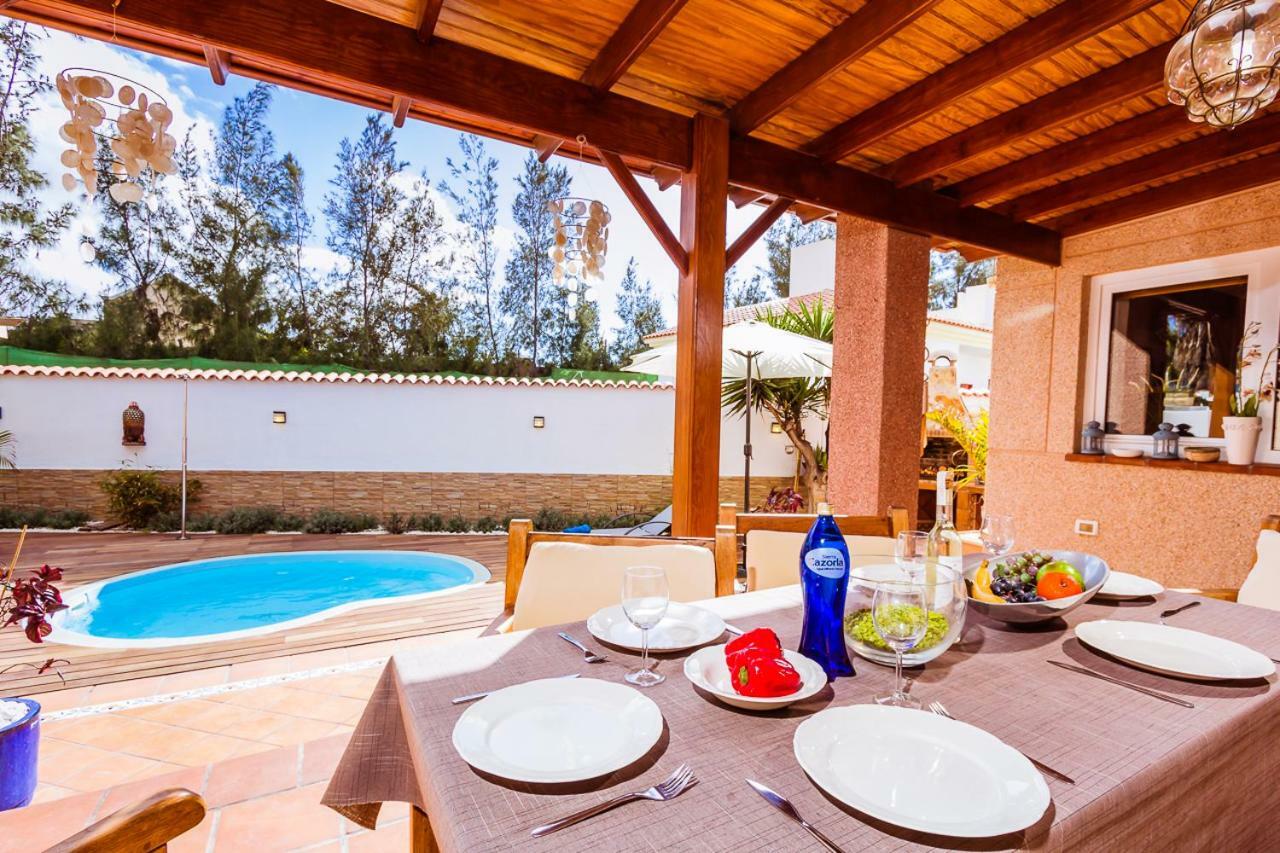 Villa Hibiscus Centrum Corralejo Beach Private Pool Family المظهر الخارجي الصورة